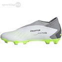 Buty piłkarskie adidas Predator Accuracy.3 Laceless FG biało-szare GZ0021 Adidas