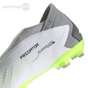 Buty piłkarskie adidas Predator Accuracy.3 Laceless FG biało-szare GZ0021 Adidas