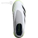 Buty piłkarskie dla dzieci adidas Predator Accuracy.3 Laceless TF biało-szare IE9436 Adidas