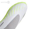 Buty piłkarskie dla dzieci adidas Predator Accuracy.3 Laceless TF biało-szare IE9436 Adidas