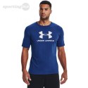 Koszulka męska Under Armour Sportstyle Logo SS niebieska 1329590 471 Under Armour