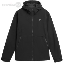 Kurtka męska softshell 4F M043 głęboka czerń 4FSS23TSOFM043 20S 4F