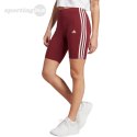 Spodenki damskie adidas Essentials 3-Stripes czerwone IM2846 Adidas