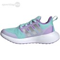 Buty dla dzieci adidas FortaRun 2.0 Cloudfoam Lace niebiesko-fioletowe ID2363 Adidas