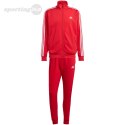 Dres męski adidas Basic 3-Stripes Tricot Track Suit czerwony IJ6056 Adidas