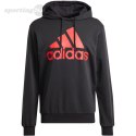 Dres męski adidas Big Logo Terry Track Suit czarny IP5553 Adidas