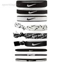 Gumki do włosów Nike Mixed Ponytail Holders 9 szt. czarno-białe N0003537036OS Nike