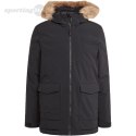 Kurtka męska adidas Parka Hooded Fur czarna IK0553 Adidas