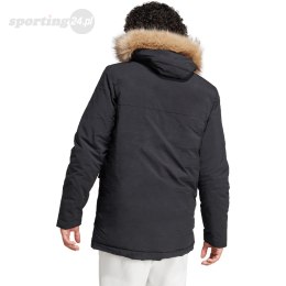 Kurtka męska adidas Parka Hooded Fur czarna IK0553 Adidas