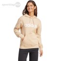 Bluza damska adidas Essentials Linear Hoodie beżowa IS2083 Adidas