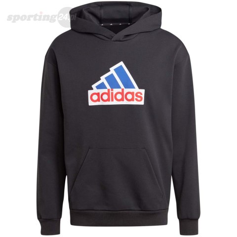 Bluza męska adidas FI BOS HD OLY czarna IS3233 Adidas