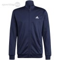 Dres męski adidas Linear Logo Tricot Track Suit granatowy HZ2219 Adidas