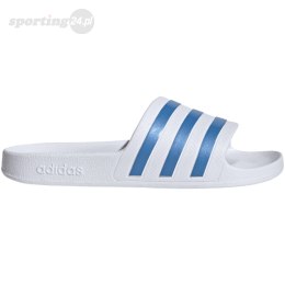 Klapki adidas Adilette Aqua Slides biało-niebieskie HP6295 Adidas