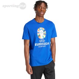 Koszulka męska adidas Euro24 niebieska IT9293 Adidas