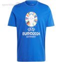 Koszulka męska adidas Euro24 niebieska IT9293 Adidas