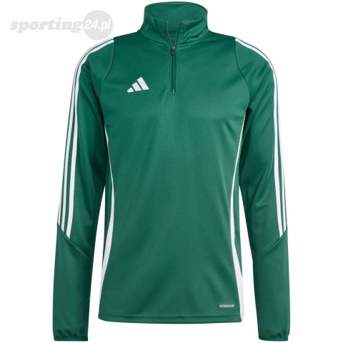 Bluza męska adidas Tiro 24 Training Top zielono-biała IS1040 Adidas teamwear