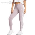 Legginsy damskie adidas Loungewear Essentials 3-Stripes różowe IR5347 Adidas