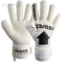 Rękawice bramkarskie Reusch Legacy Arrow Silver białe 5370204 1100 Reusch