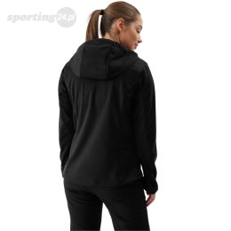 Kurtka damska softshell 4F F215 głęboka czerń 4FWSS24TSOFF215 20S 4F