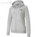 Bluza damska Puma ESS Small Logo Full-Zip Hoodie TR szara 586813 04 Puma