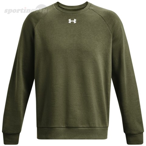 Bluza męska Under Armour Rival Fleece Crew khaki 1379755 390 Under Armour