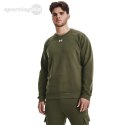 Bluza męska Under Armour Rival Fleece Crew khaki 1379755 390 Under Armour