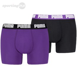 Bokserki męskie Puma Everyday Basic 2p fioletowe, czarne 938320 14 Puma