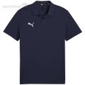 Koszulka męska Puma Team Goal Casuals Polo granatowa 658605 06 Puma