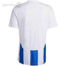 Koszulka męska adidas Striped 24 Jersey biało-niebieska IW2144 Adidas teamwear