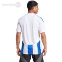 Koszulka męska adidas Striped 24 Jersey biało-niebieska IW2144 Adidas teamwear