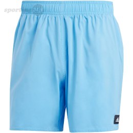 Spodenki kąpielowe męskie adidas Solid CLX Short-Length błękitne IR6220 Adidas