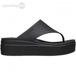 Klapki damskie Crocs Brooklyn Flip czarne 208727 001 Crocs