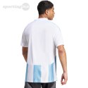 Koszulka męska adidas Striped 24 Jersey biało-błękitna IW4555 Adidas teamwear