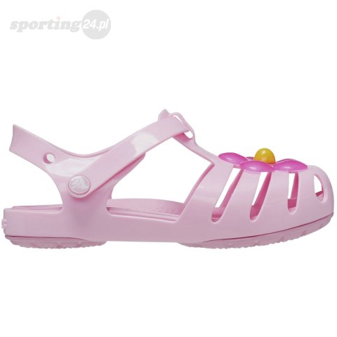 Sandały dla dzieci Crocs Isabela Charm Sandals różowe 208445 6S0 Crocs