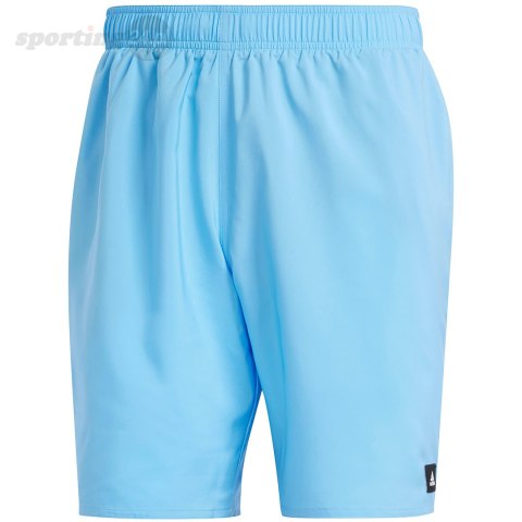 Spodenki kąpielowe męskie adidas Solid CLX Classic-Length niebieskie IR6216 Adidas