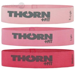 Zestaw gum do ćwiczeń Thorn Fit Lady resistance textile band set 3 szt. Thorn Fit