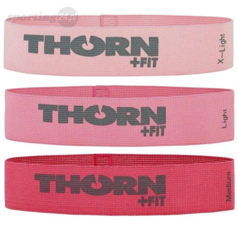 Zestaw gum do ćwiczeń Thorn Fit Lady resistance textile band set 3 szt. Thorn Fit