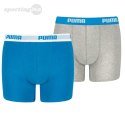 Bokserki dla dzieci Puma Basic Boxer 2P niebieskie, szare 935454 02 Puma