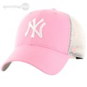 Czapka z daszkiem dla dzieci '47 New York Yankees Branson różowo-biała B-BRANS17CTP-RSA_KIDS 47 Brand