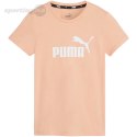 Koszulka damska Puma ESS Logo Tee brzoskwiniowa 586775 46 Puma