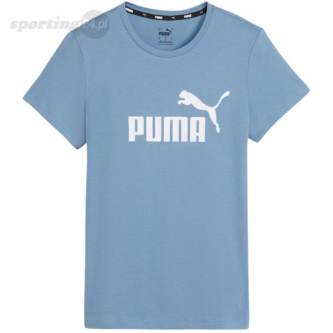 Koszulka damska Puma ESS Logo Tee niebieska 586775 20 Puma