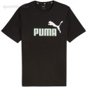 Koszulka męska Puma ESS+ 2 Col Logo Tee czarna 586759 97 Puma