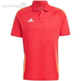 Koszulka męska adidas Tiro 24 Competition Polo czerwona IR7563 Adidas teamwear