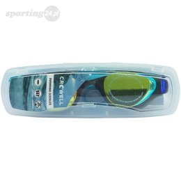 Okulary pływackie dla dzieci Crowell GS23 Splash Mirror szaro-turkusowe Crowell