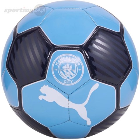 Piłka nożna Puma MCFC ESS niebiesko-czarna 84416 03 Puma