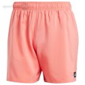 Spodenki kąpielowe męskie adidas Solid CLX Short-Length koralowe IR6223 Adidas