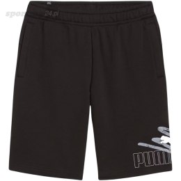 Spodenki męskie Puma ESS+ Logo Lab Graphic Shorts 10 czarne 678989 01 Puma