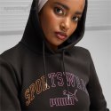 Bluza damska Puma Ess+ Logo LAB Hoodie FL czarna 682987 01 Puma