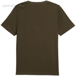 Koszulka męska Puma Essential Logo Tee oliwkowa 586667 11 Puma