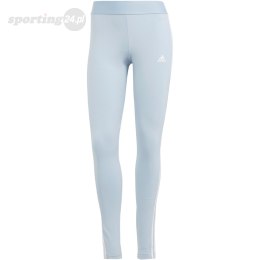 Legginsy damskie adidas Loungewear Essentials 3-Stripes błękitne IR5348 Adidas